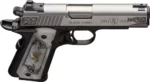 BROWNING 1911-380 SS/ENGRAVED - 380ACP FS 4.25" WHITE PEARL - Image 3