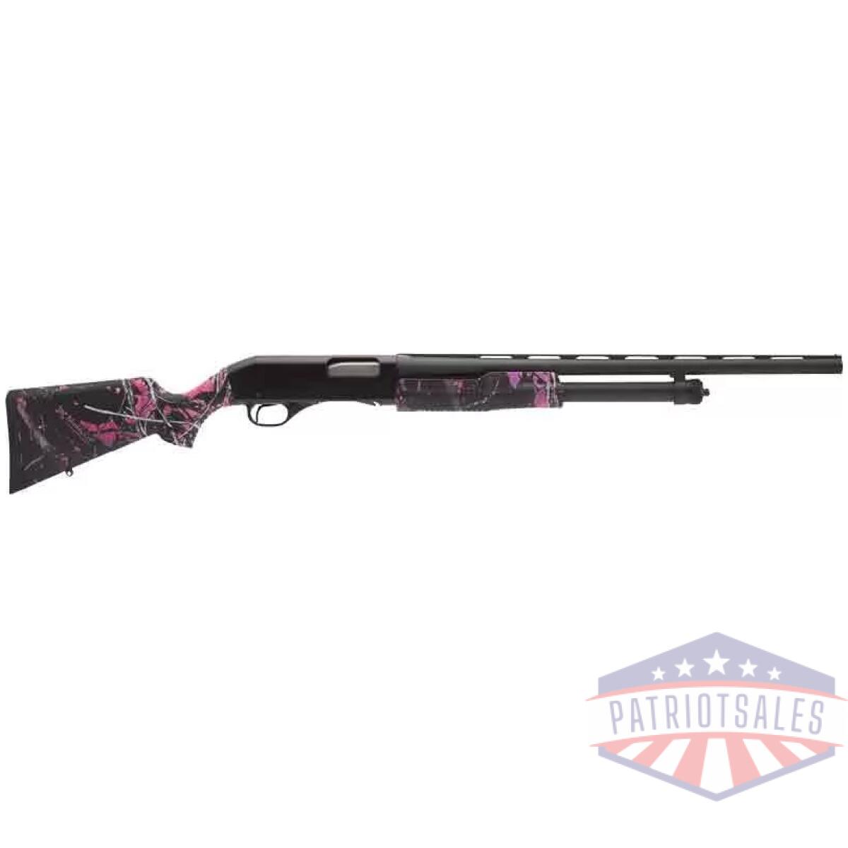 Stevens 320 field youth 20ga - 3" 22"vr blued muddy girl camo - image 1
