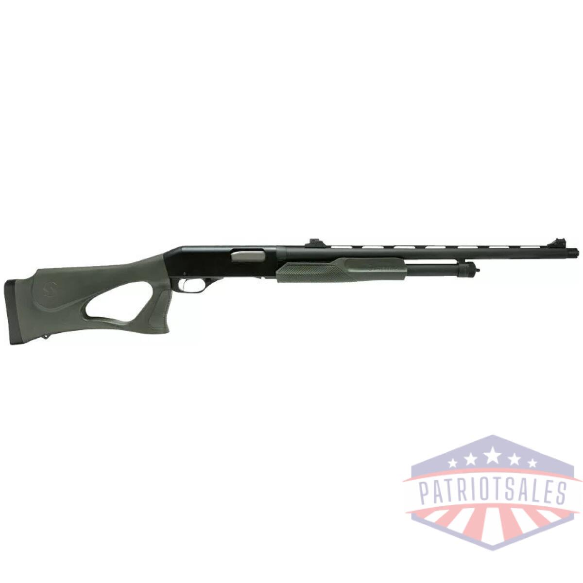 Stevens 320 turkey 20ga 22"vr - thumbhole black & od green - image 1