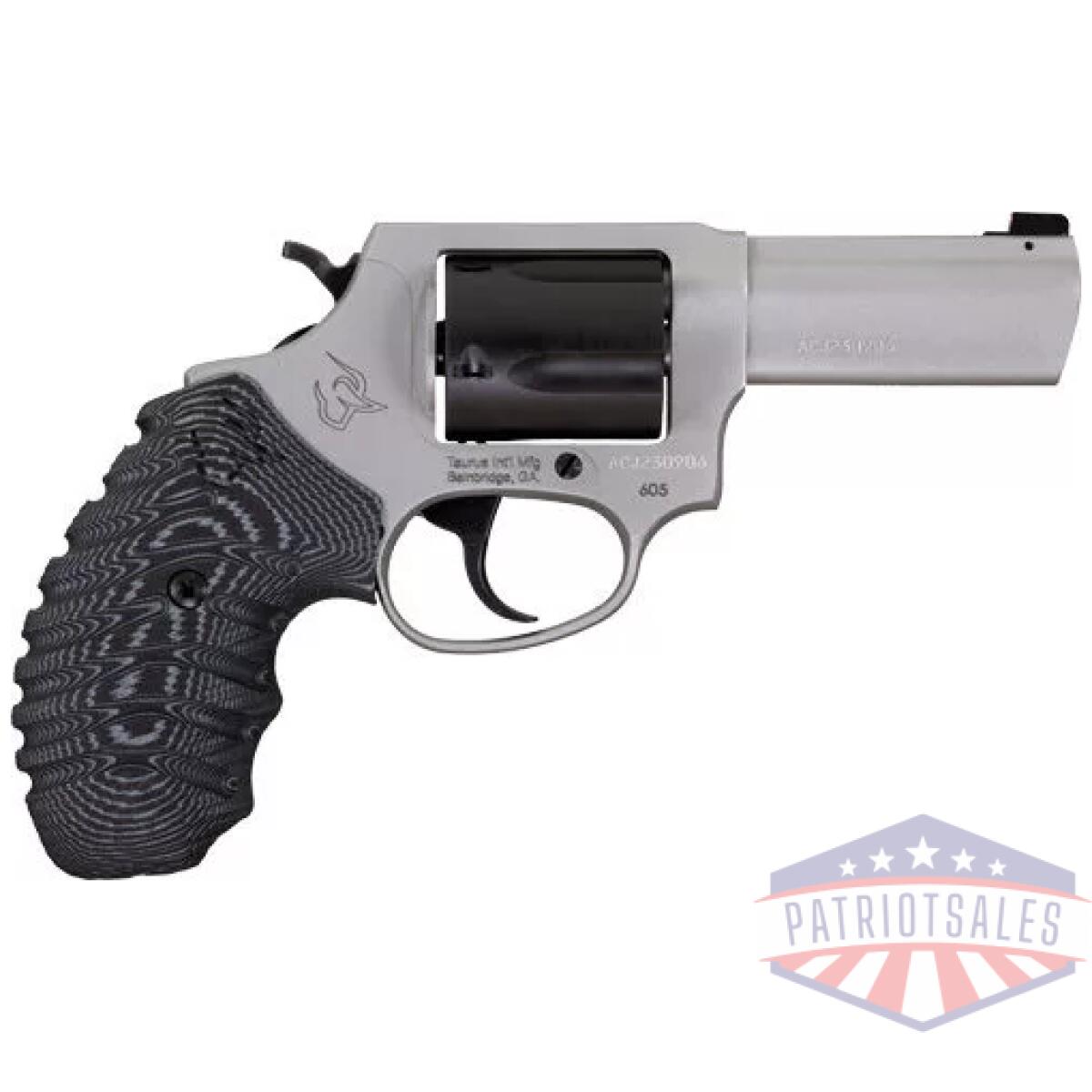Taurus 605 357mag 3" night - sight 5-shot oxide vz grip - image 1