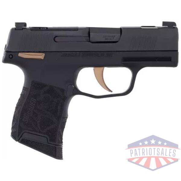 SIG P365 ROSE 380ACP XRAY3 OR - (2)10RD MANUAL SAFETY BLACK
