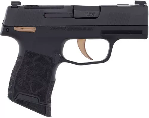 SIG P365 ROSE 380ACP XRAY3 OR - (2)10RD MANUAL SAFETY BLACK