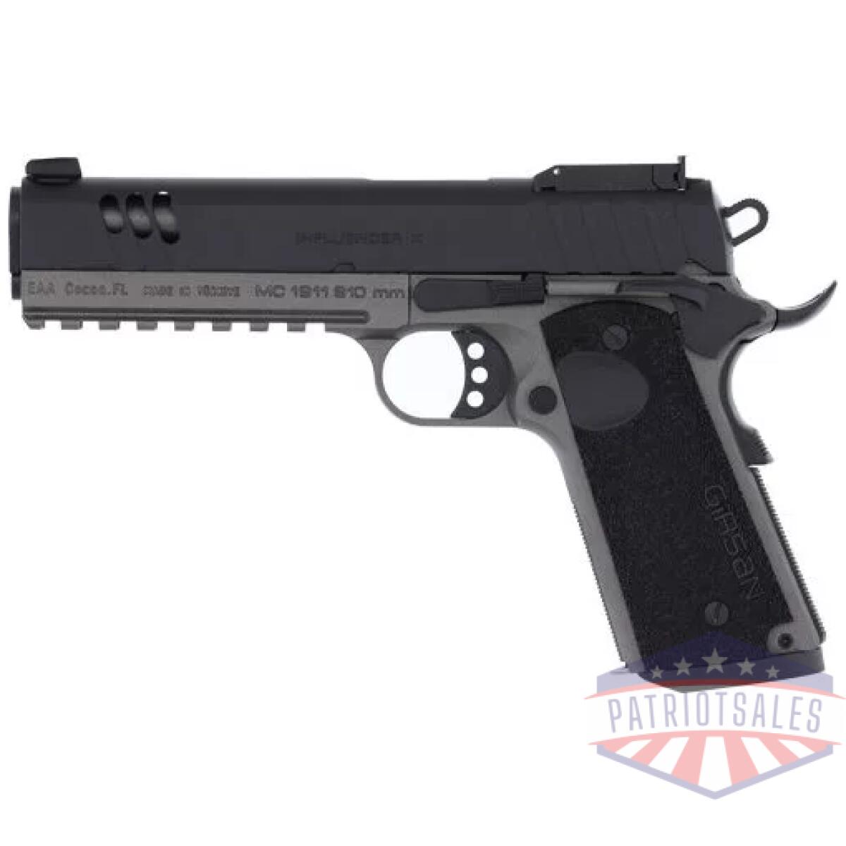 Girsan mc1911s influencer x - govt 10mm 9rd tungsten - image 2
