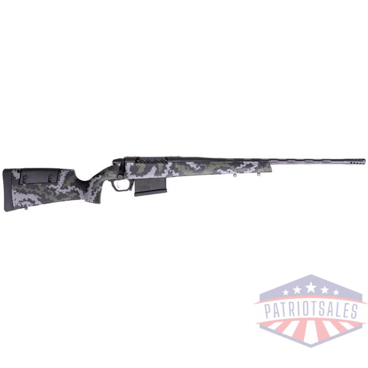 Weatherby 307 range xp2 308 - win 22" w/brake black/camo syn - image 1