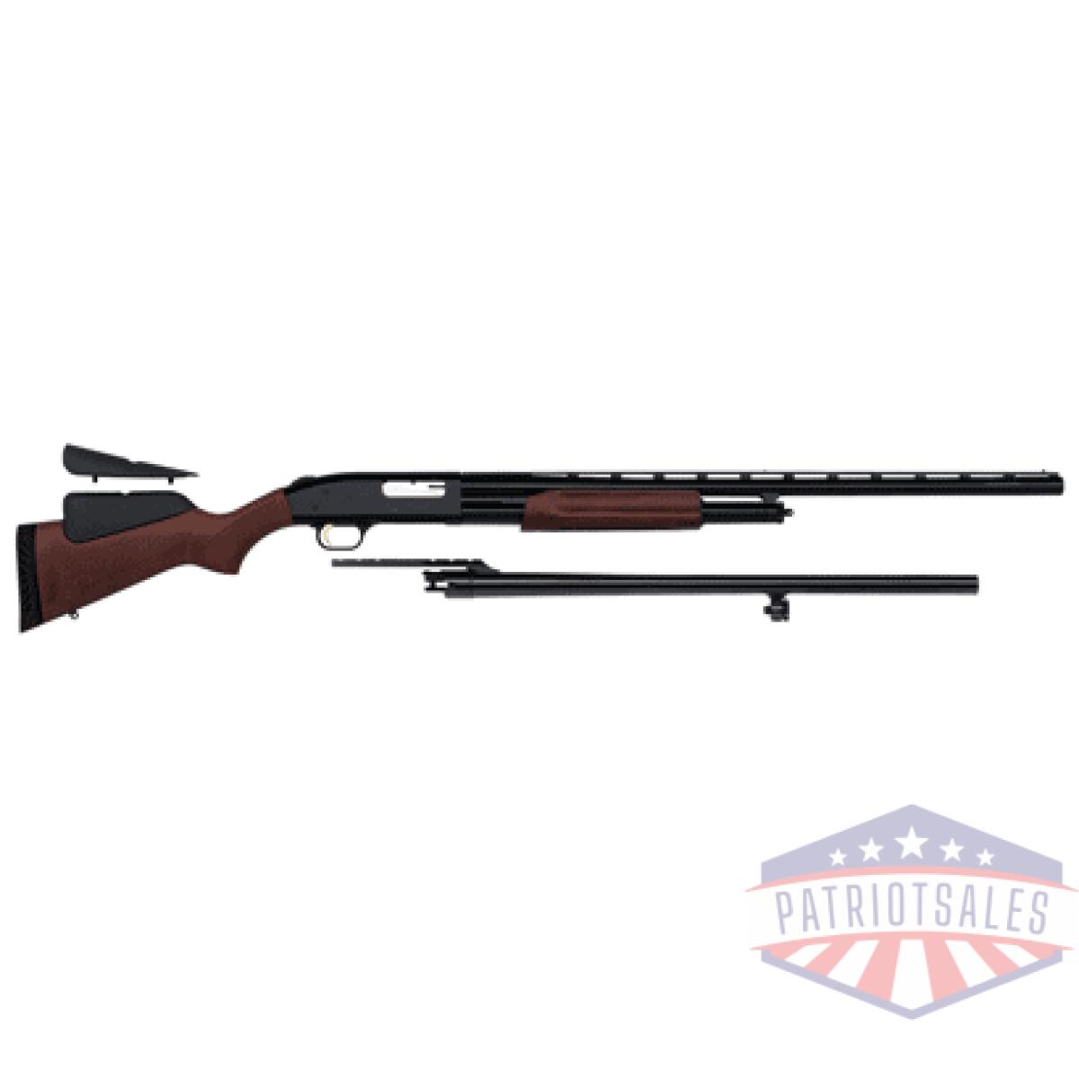 Mossberg 500 combo 12ga 3" - 28"vr 24"rifled blued wood - image 1