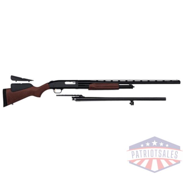 MOSSBERG 500 COMBO 12GA 3" - 28"VR 24"RIFLED BLUED WOOD