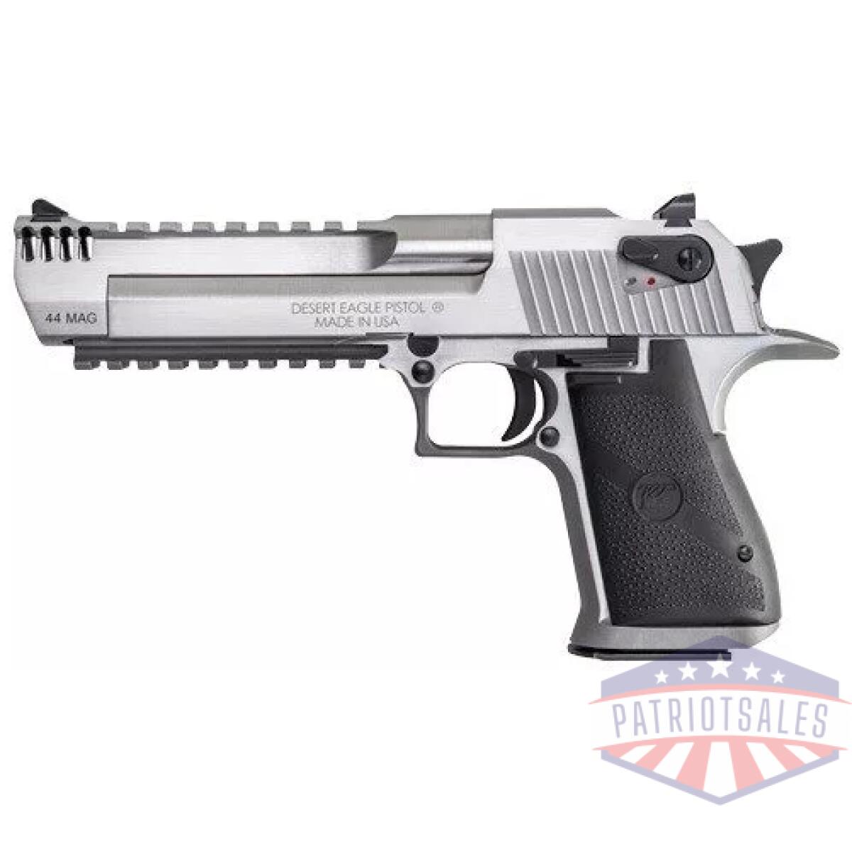 Desert eagle mark xix 44mag - 6" s/s muzzle brk blk/appoint - image 1