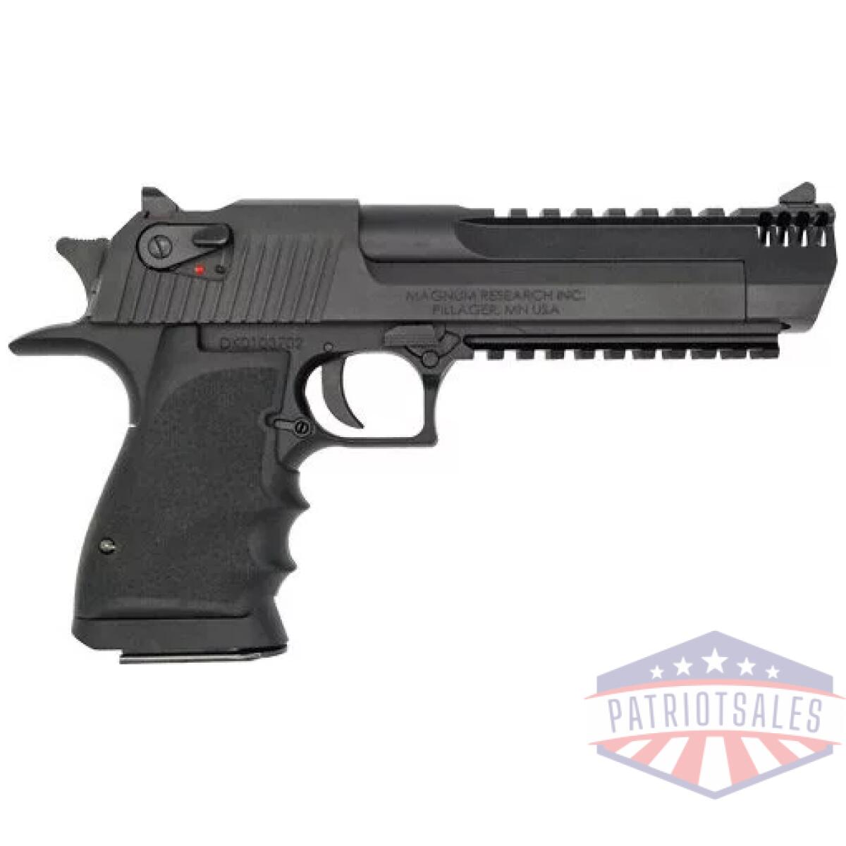 Desert eagle mark xix 50ae - 6" black alum frame carbon sld - image 1