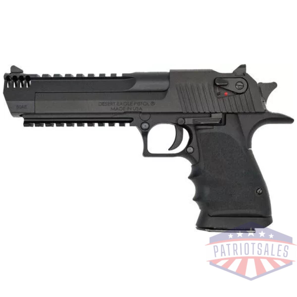 Desert eagle mark xix 50ae - 6" black alum frame carbon sld - image 2