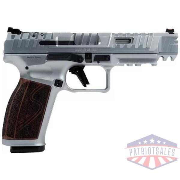 CANIK SFx RIVAL-S 9MM 5" OR - AS CHROME ROSEWOOD 18RD MAGS
