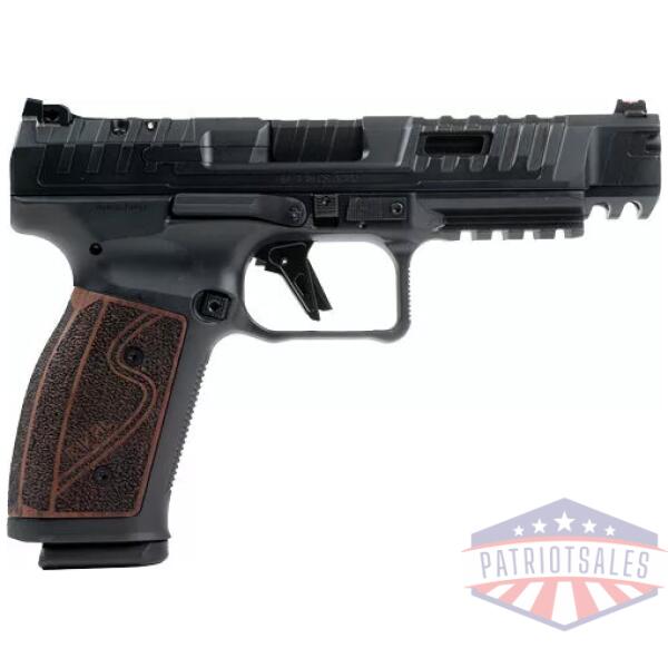CANIK SFx RIVAL-S 9MM 5" OR - AS DARK SIDE ROSEWOOD 18RD MAG
