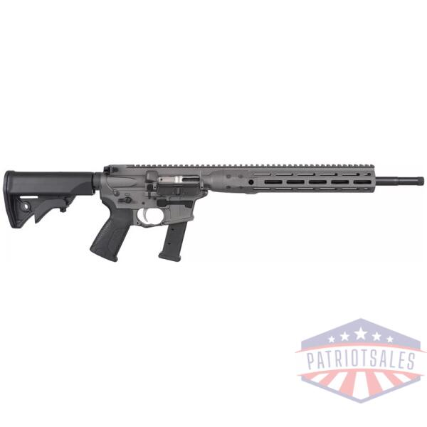 LWRC IC NINE CARBINE 9MM 16" - 27RD MAG TUNGSTEN GREY