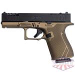 GLFA 19 STRIKER 9MM 4" 15 SHOT - BLACK SLIDE BRONZE FRAME - Image 2