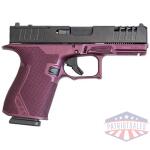 GLFA 19 STRIKER 9MM 4" 15 SHOT - BLACK SLIDE BLACK CHERRY FRAME