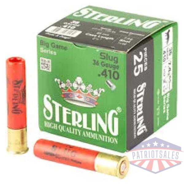 STERLING BIG GAME 410 SLUG 25/500