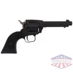 HERITAGE 22LR/22WMR BLACK - 4.75" STEEL FRAME POLYMER GRIP