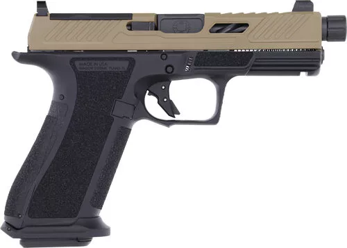 SHADOW SYSTEMS XR920 ELITE 9MM - OPTIC CUT THREADED COYOTE/BLK