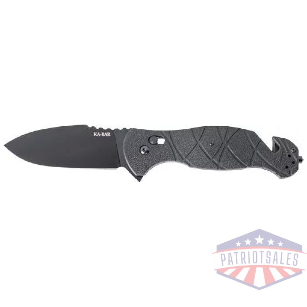 Ka-bar coytu folder 3. 5" deep - belly dp crossbar w/cutter - image 2