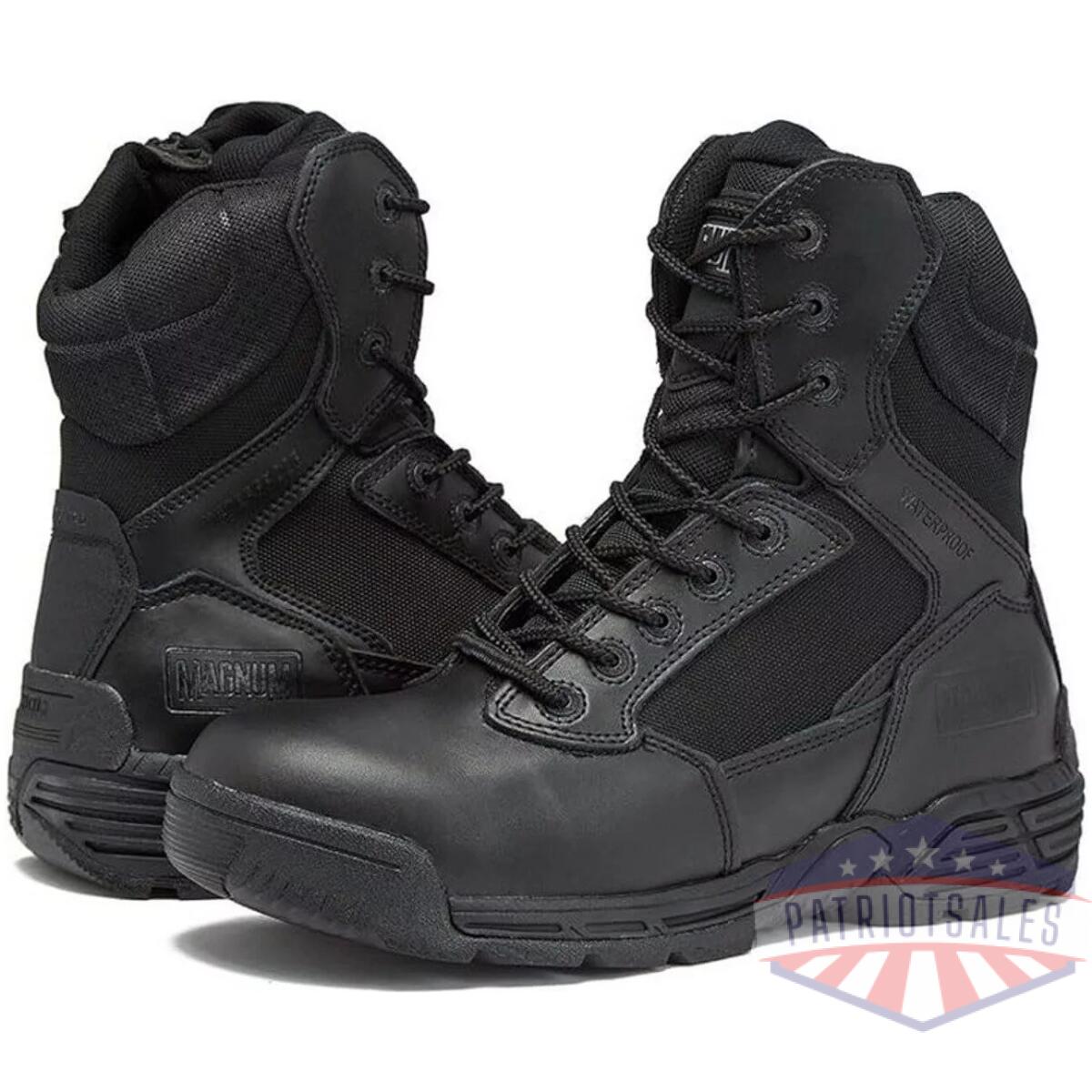 Magnum cm85015m stealth force 8. 0 lace-up 8"" waterproof tactical duty boots - image 1