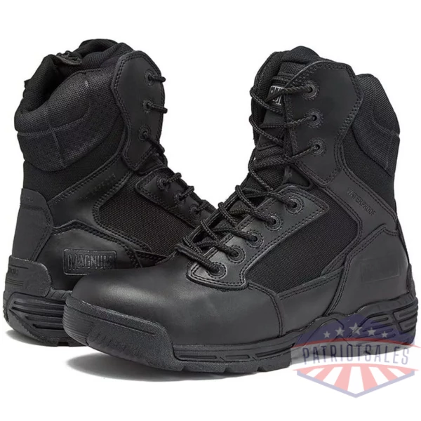 Stealth Force 8.0 SZ WP- Black- Extra Wide