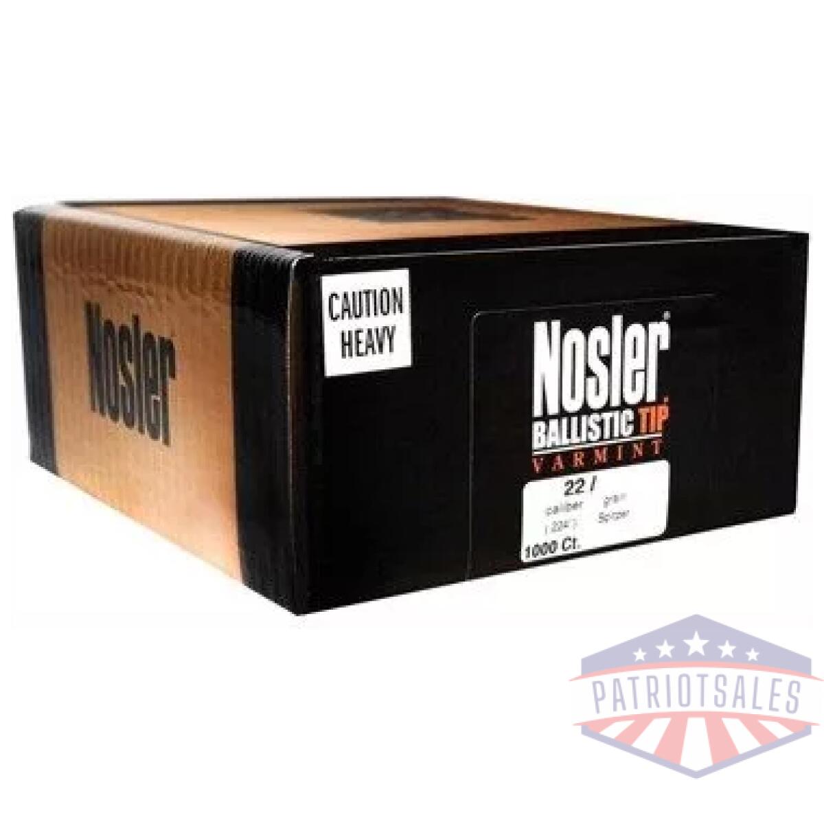 Nosler bullets 22 cal. 224 - 50gr ballistic tip 1000ct - image 1