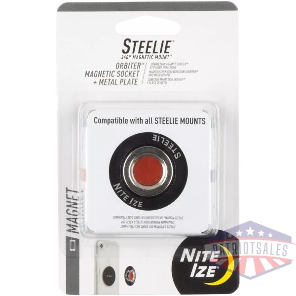 Steelie Orbiter Magnetic Socket + Metal Plate