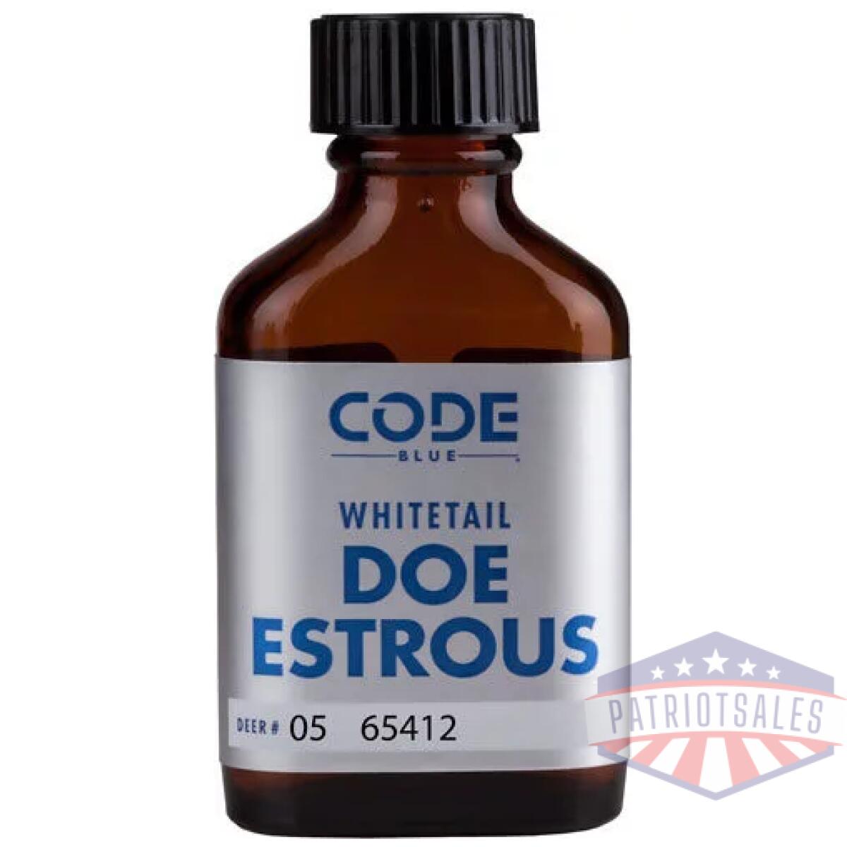 Code blue deer lure doe - estrus 1fl ounce bottle - image 1