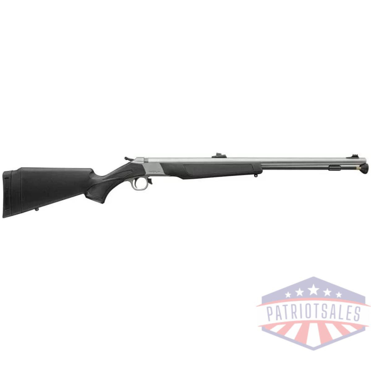 Cva wolf v2 209m 50 cal 24" - w/sight ss/black synthetic - image 1