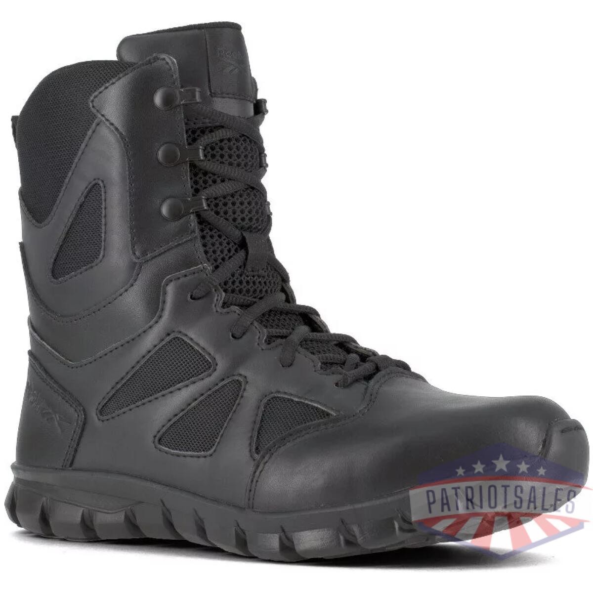 Sublite cushion tactical 8'' boot w/ soft toe - black - image 1