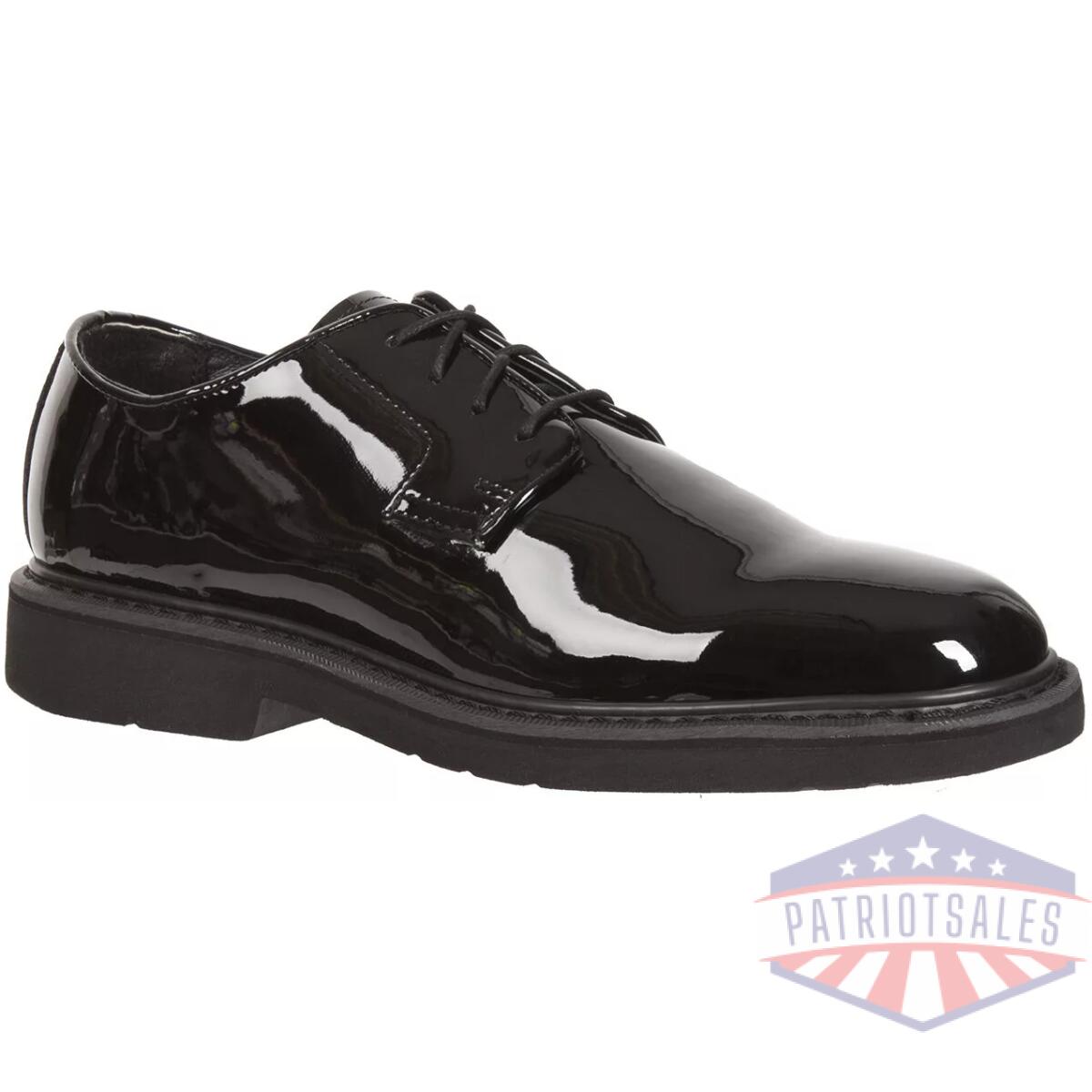 High-gloss dress leather oxford shoe - image 1