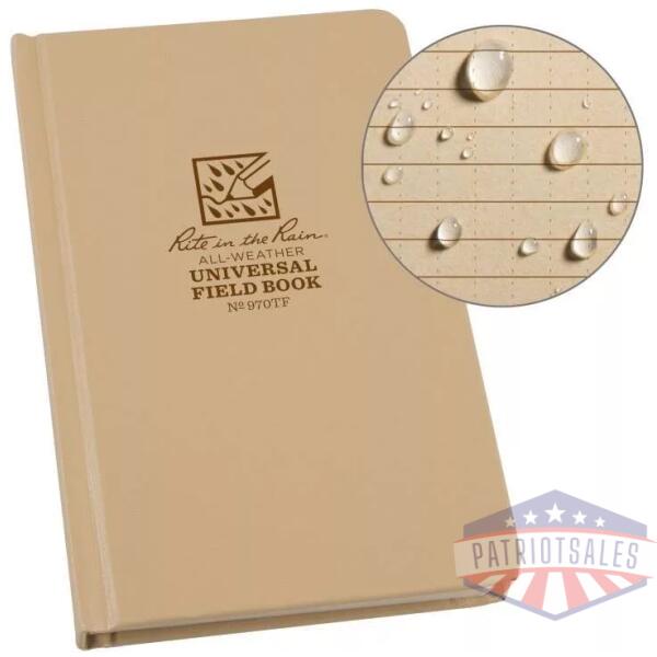 Fabrikoid Universal Bound Book - 4.75 x 7.5 - Tan