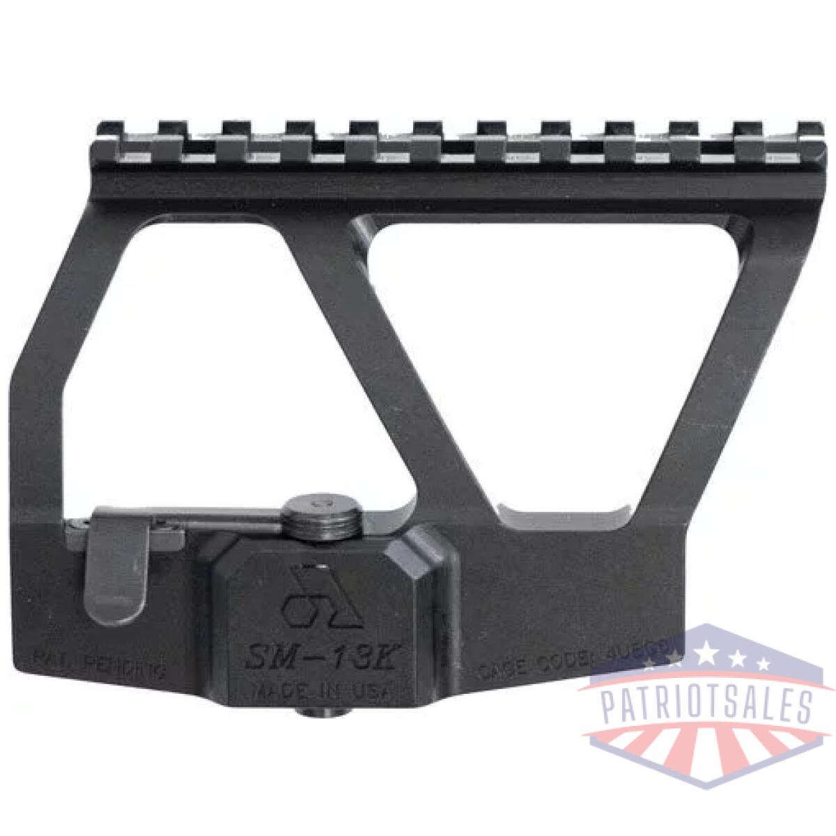 Arsenal scope mount sm-13k - 5" picatinny rail aks-74 black - image 1