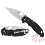 SPYDERCO MANIX 2 BLACK G10 PLAINEDGE