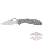 SPYDERCO DELICA4 FFG PLAINEDGE GREY