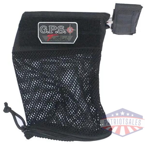 GPS TACTICAL AR15 BRASS - CATCHER HOOK & LOOP BLACK
