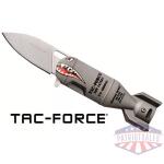 MC TAC-FORCE 2.25" DROP POINT - FOLDER GREY SHARK BOMB/SS - Image 2
