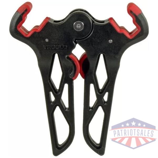 TRUGLO MINI BOW STAND BOW-JACK - 5.8" BLACK/RED