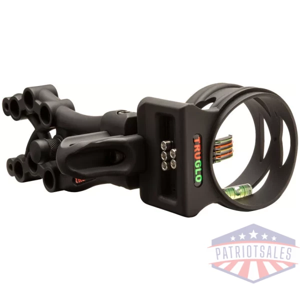 TRUGLO BOW SIGHT CARBON XS - XTREME 5-PIN .019DIA BLACK