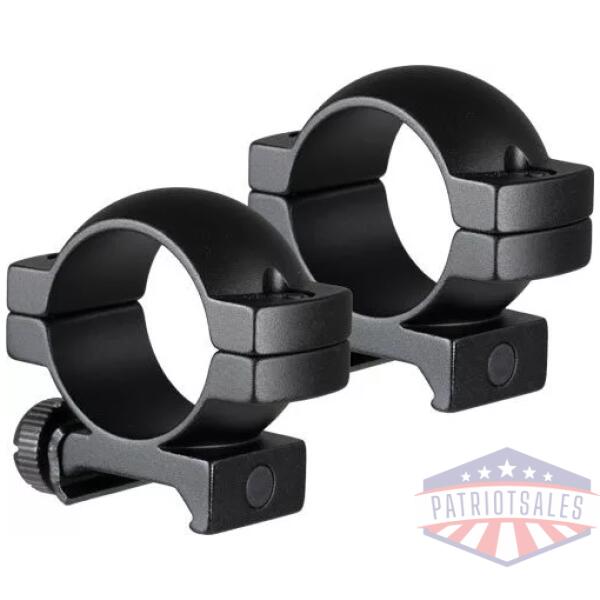 TRUGLO RINGS 1" MEDIUM MATTE - BLACK WEAVER/PICATINNY ALUMNM