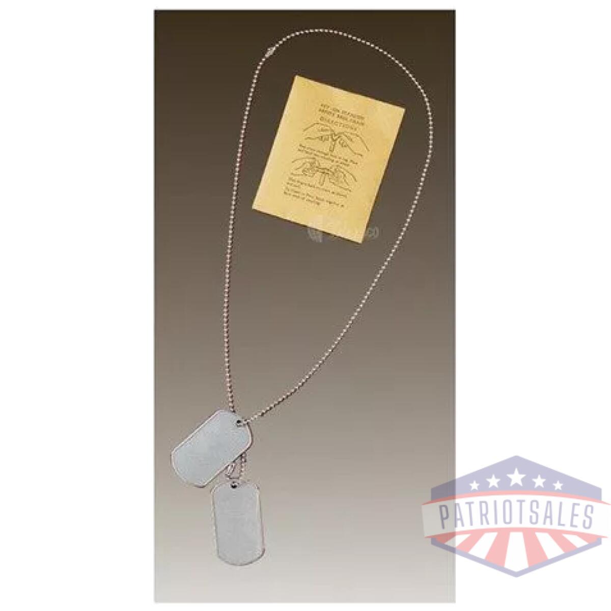 Gi stainless steel dog tag chains - image 1