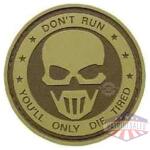 Don't Run - Ghost Morale Patch (6 PACK)