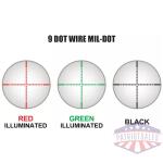 UTG SCOPE 3-9X40 1" AO - 36 COLOR ILLUMINATED MIL-DOT - Image 8