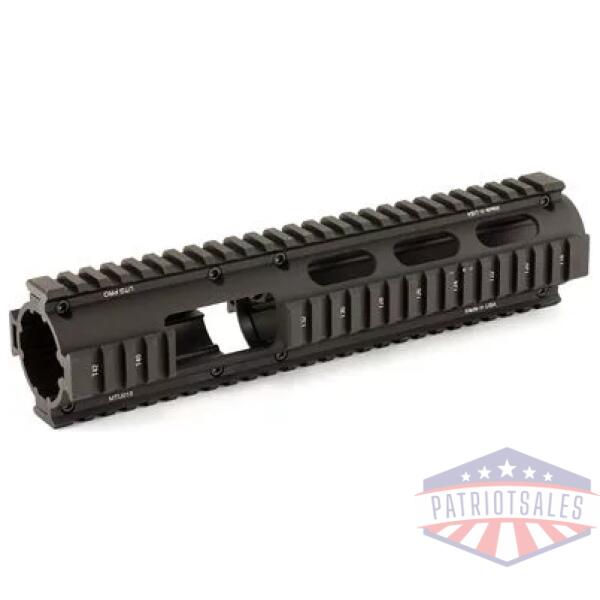 UTG PRO 4/15 CARB QUAD RAIL W/EXT BK
