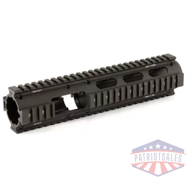 UTG PRO 4/15 CARB QUAD RAIL W/EXT BK