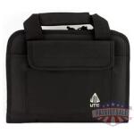 UTG DELUXE SINGLE PISTOL CASE BLK