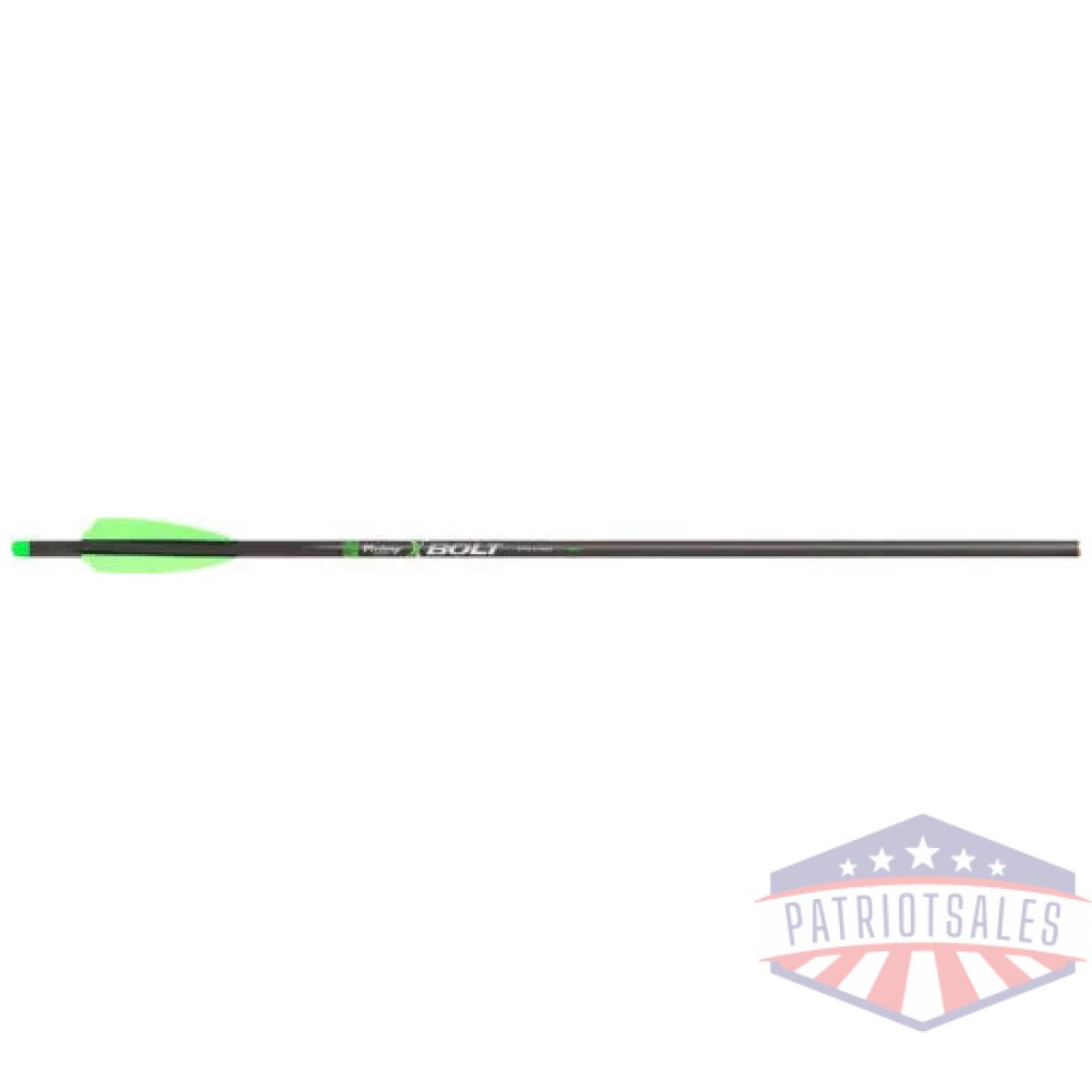 Victory archery xbolt 20" xbow - arrow fletched half moon 3pk - image 1