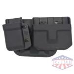 Zero9 Holsters 6001 Admin Style Combo Kit for Standard Handcuff/Single Pistol Magazine, Black
