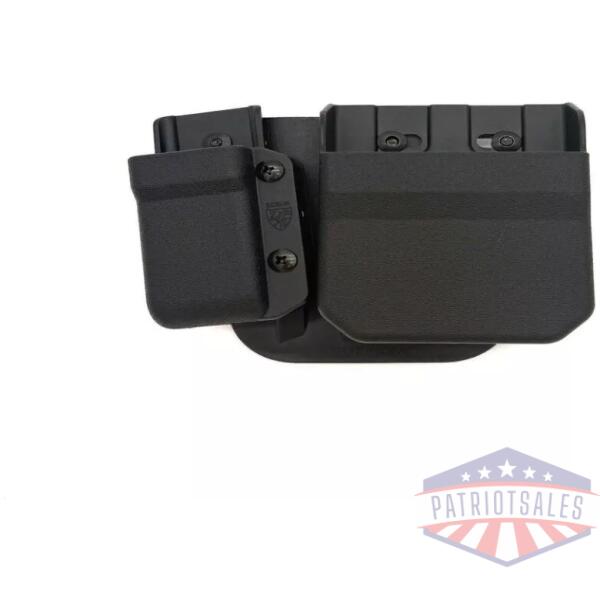 Zero9 Holsters 6002 Admin Style Combo Kit for ASP V2 Handcuff/Single Pistol Magazine, Black