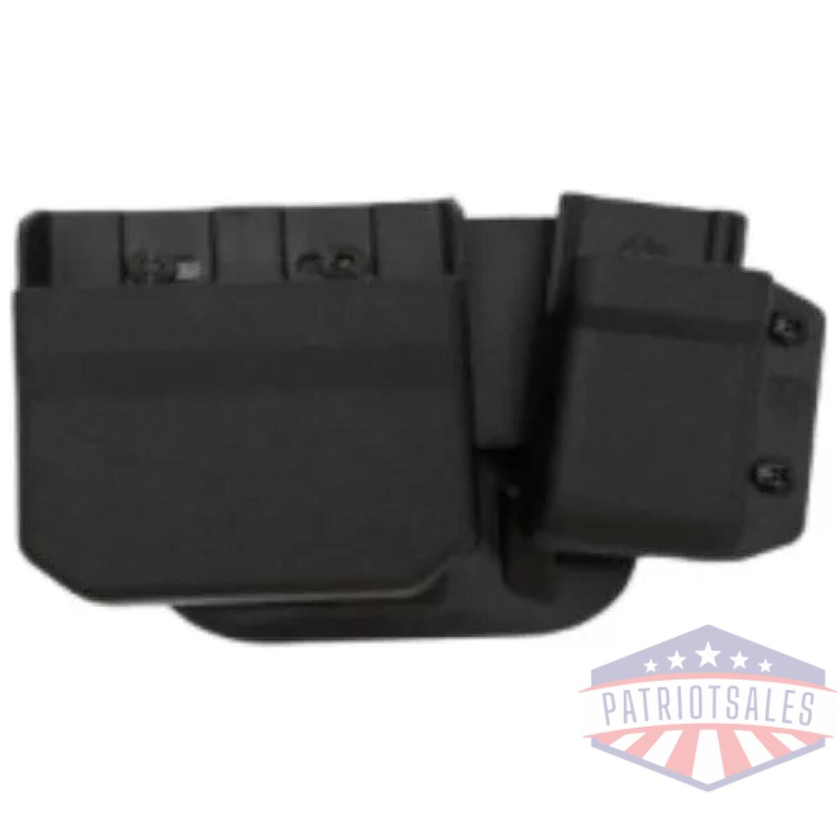 Zero9 holsters 6002 admin style combo kit for asp v2 handcuff/single pistol magazine, black - image 1