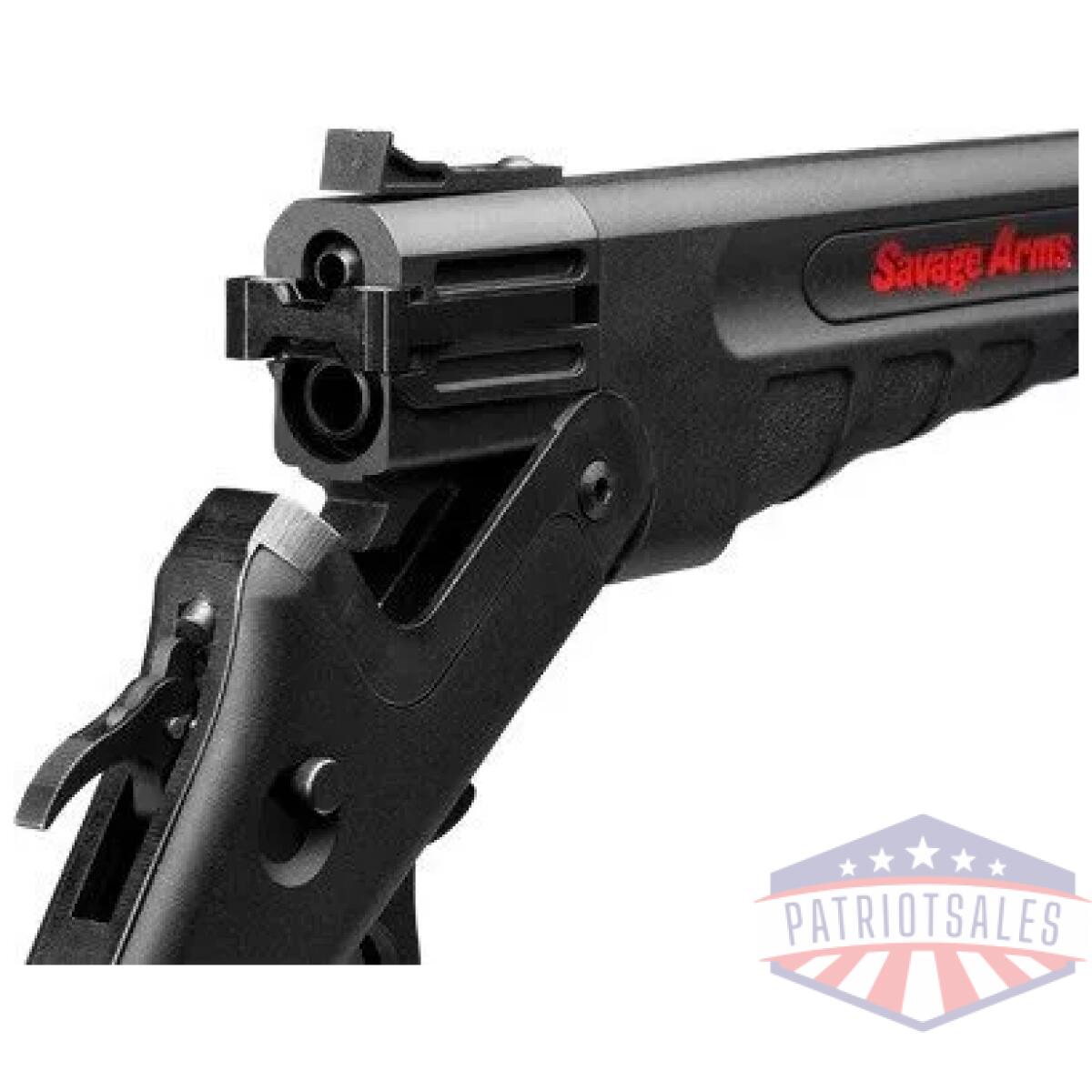Savage 42 o/u takedown 22lr & - 410 20" black synthetic - image 2